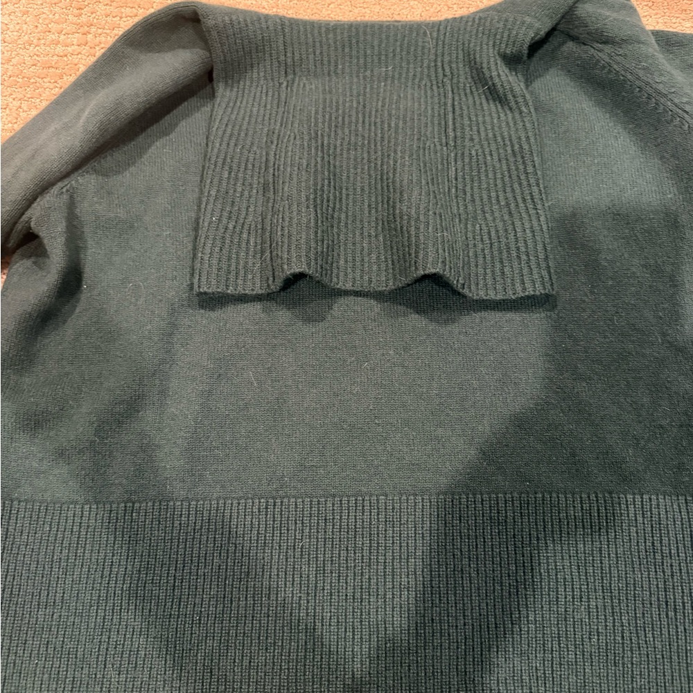 Athleta Forest Green Merino Wool Sweater